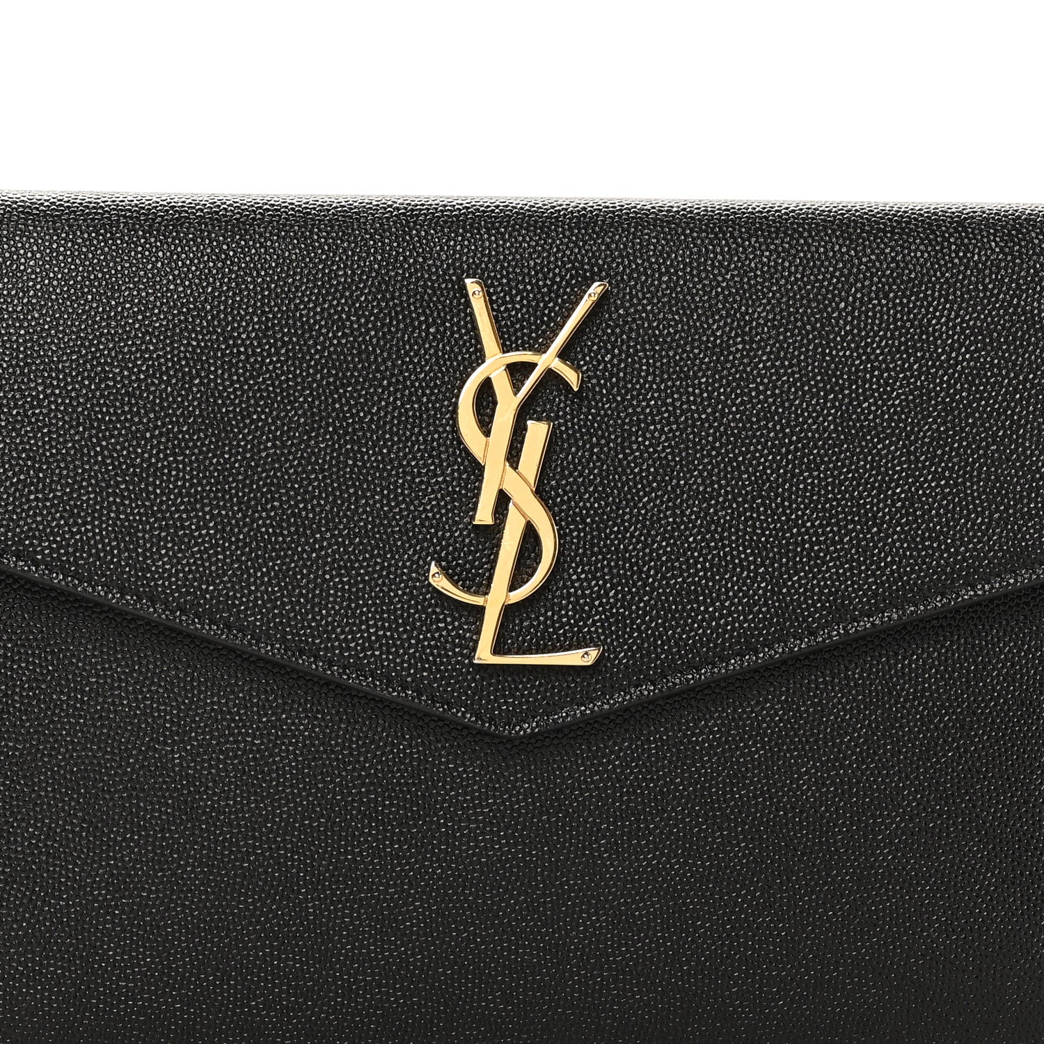 Saint Laurent Grain De Poudre Uptown Pouch Black 16 of 16