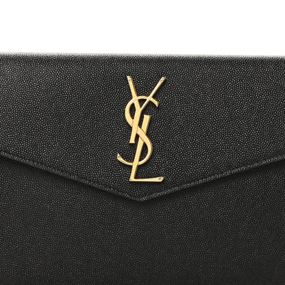 Saint Laurent Grain De Poudre Uptown Pouch Black 16 of 16