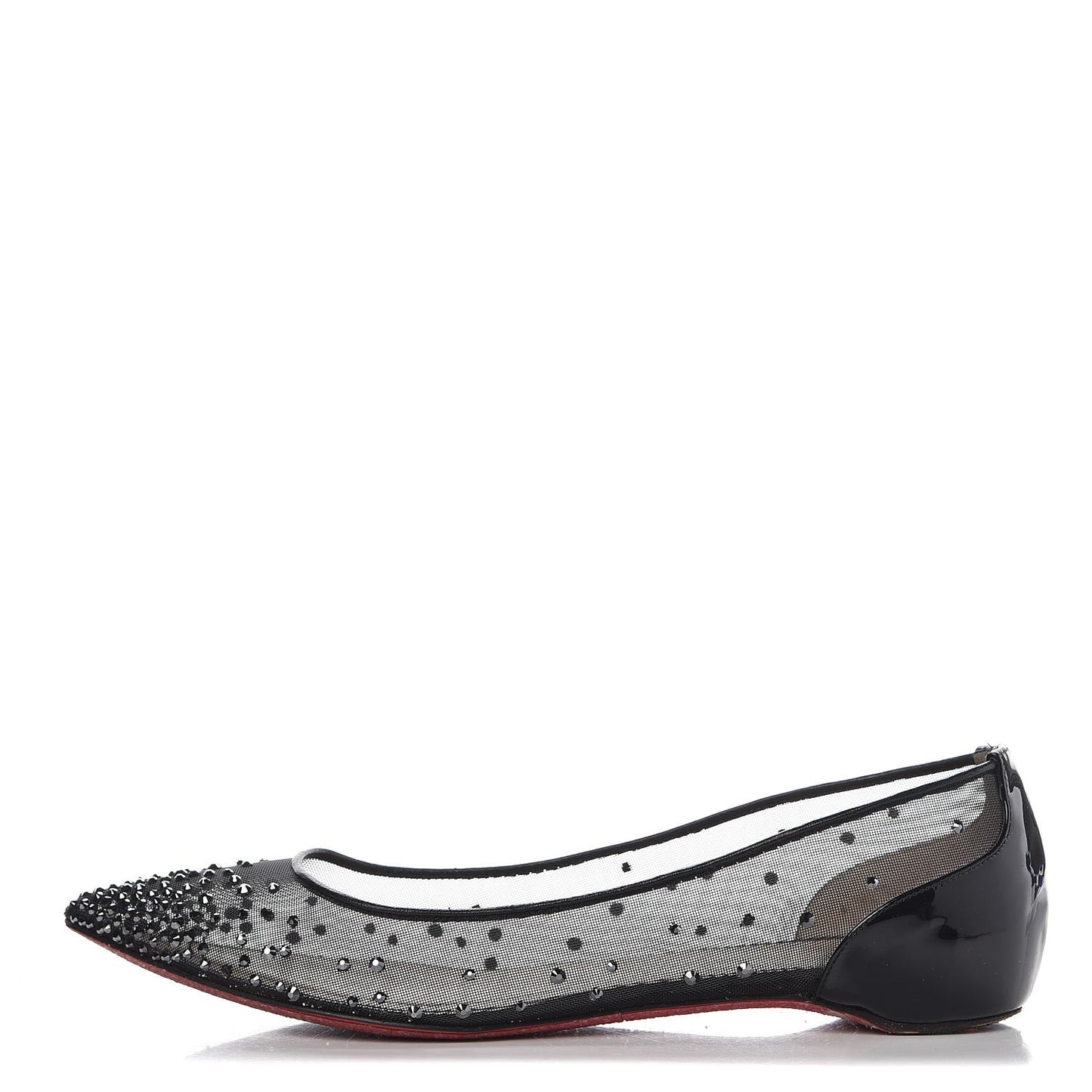Patent Body Strass Flats 37.5 Black
