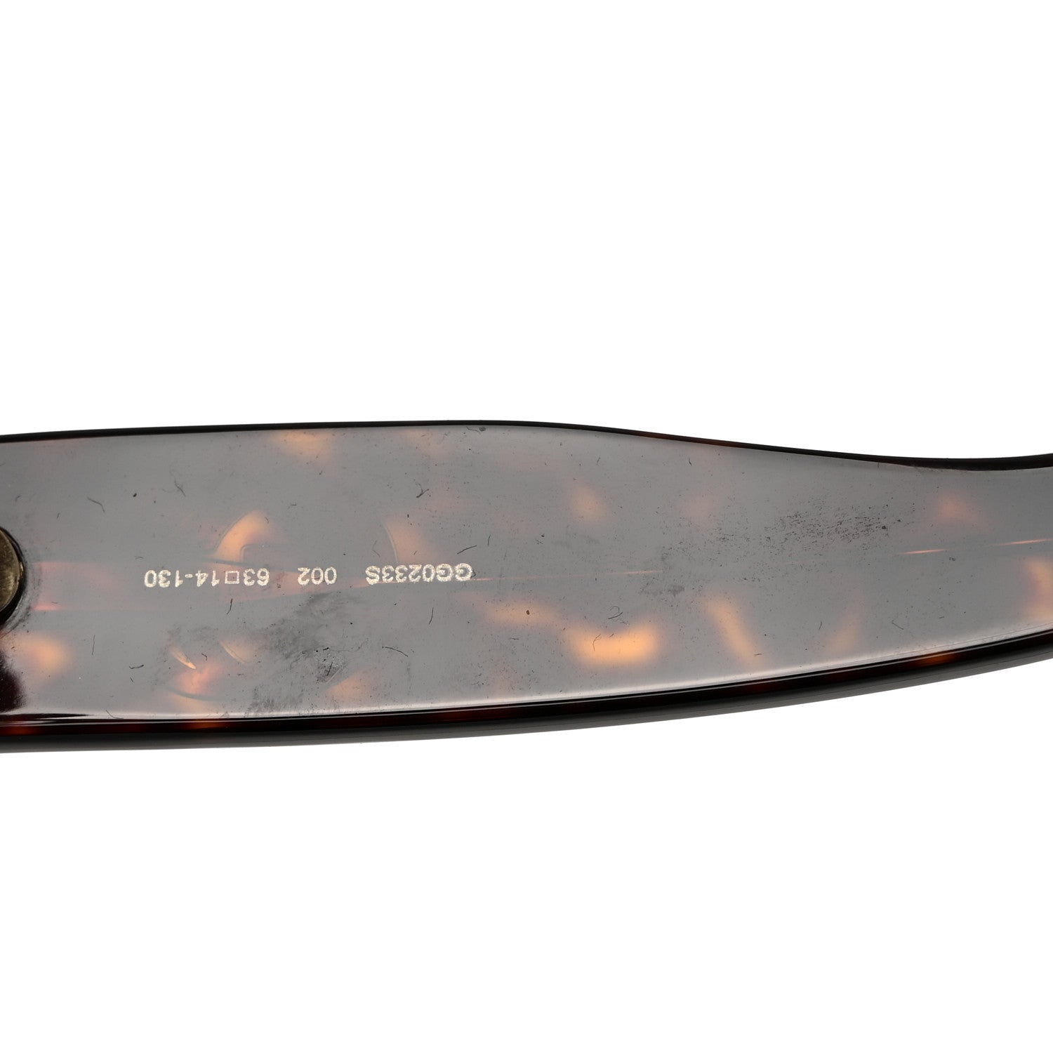 Gucci Oval Sunglasses GG0233S Tortoiseshell Gold 8 of 10
