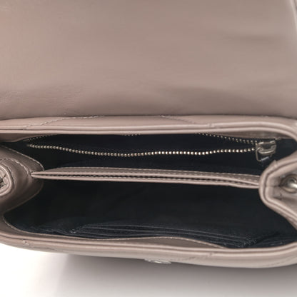 Saint Laurent Calfskin Y Quilted Monogram Toy Loulou Crossbody Bag Light Natural 4 of 4