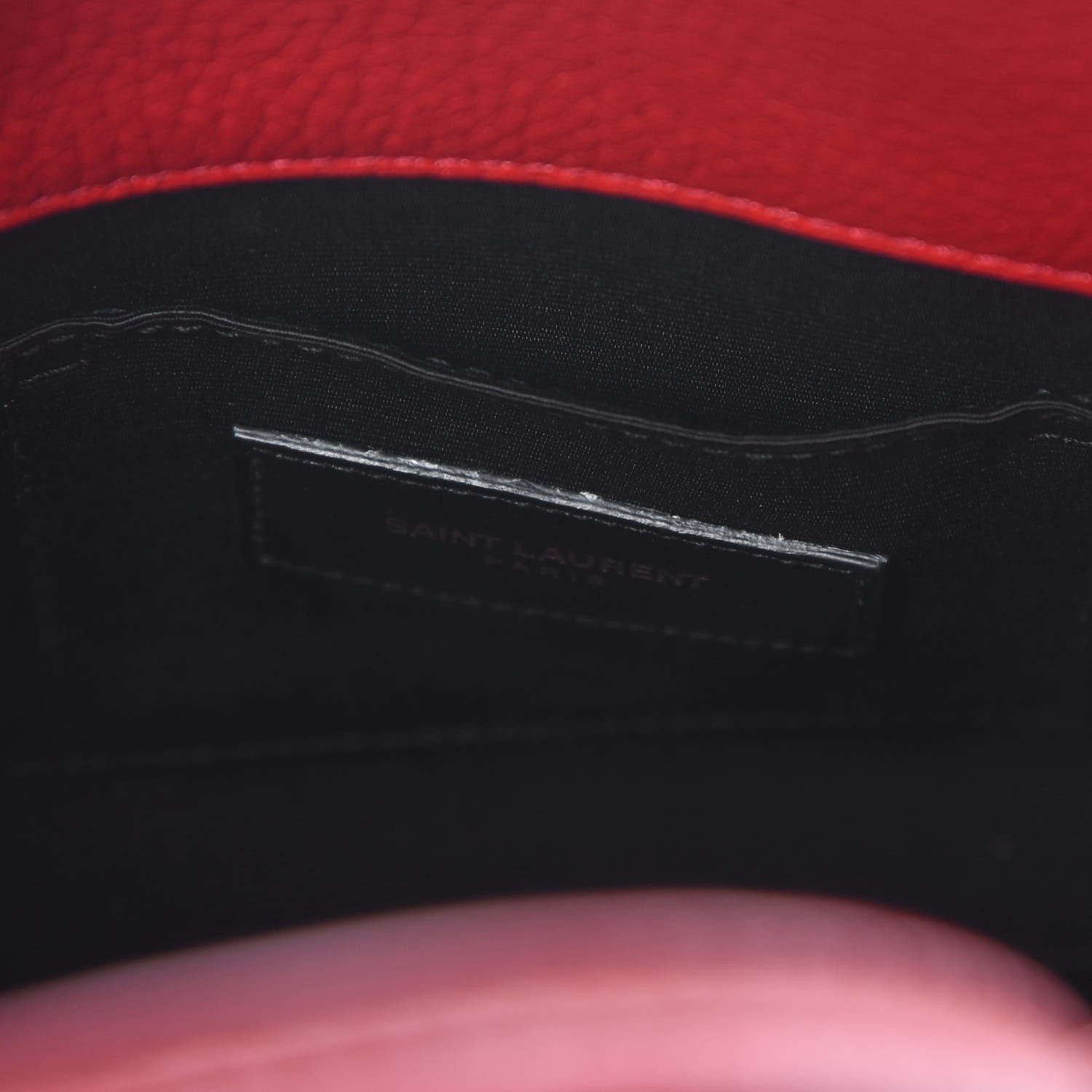 Saint Laurent Grained Calfskin Nano Sac De Jour New Red 6 of 10