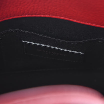 Saint Laurent Grained Calfskin Nano Sac De Jour New Red 6 of 10