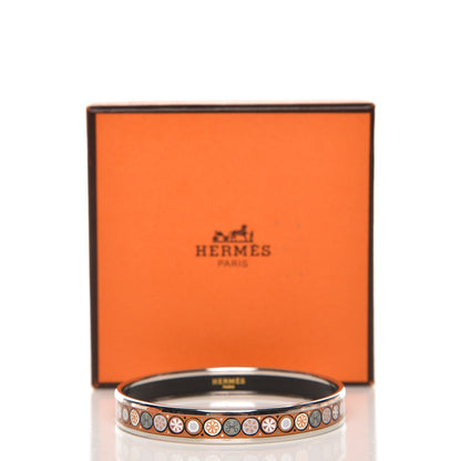Hermes Enamel Narrow Printed Bracelet 70 4 of 5