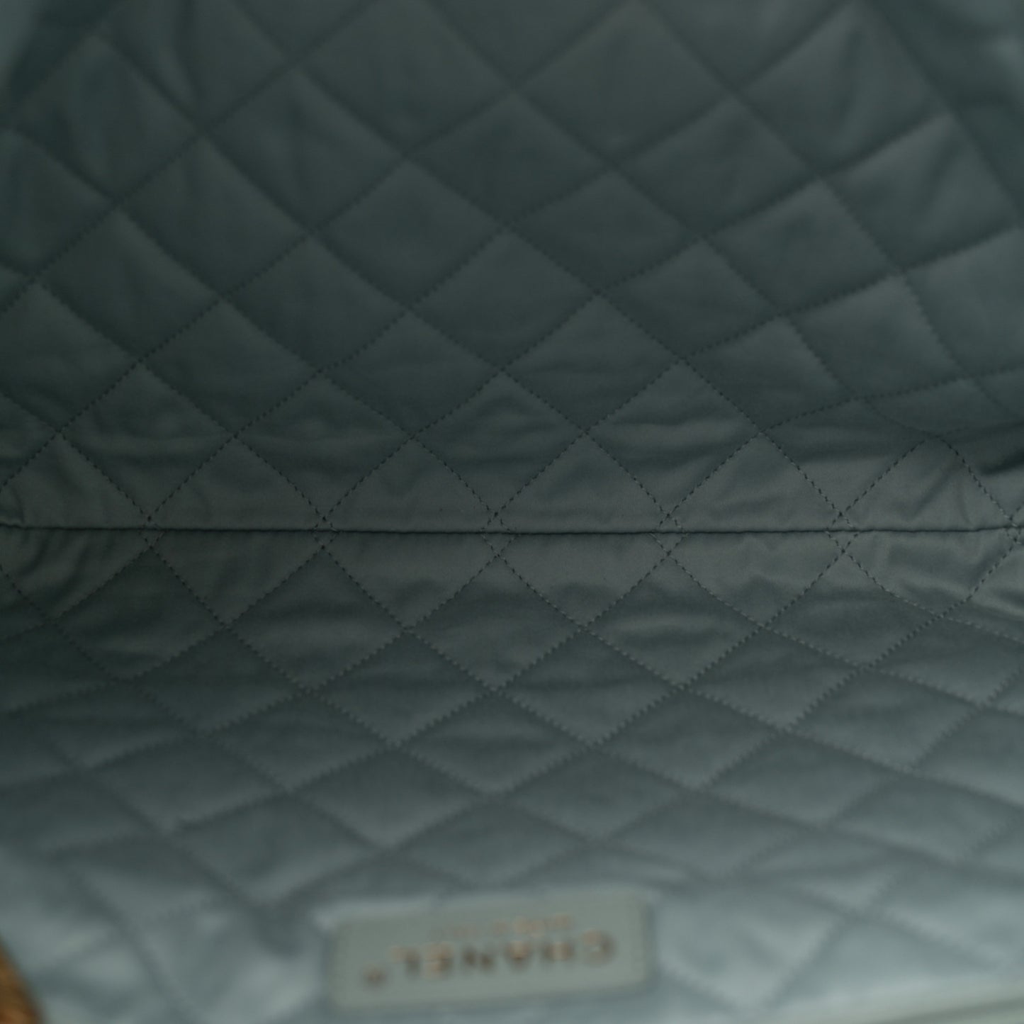 Shiny Calfskin Quilted Small Chanel 22 Light Blue