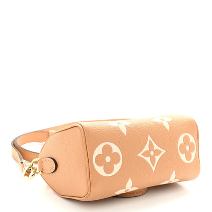 Louis Vuitton Empreinte Monogram Giant Nano Speedy Arizona Creme 4 of 9