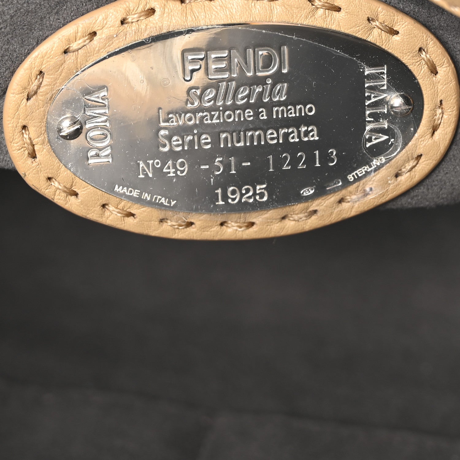 Fendi Cuoio Romano Selleria Lei Boston Tote Miele Scuro 6 of 9