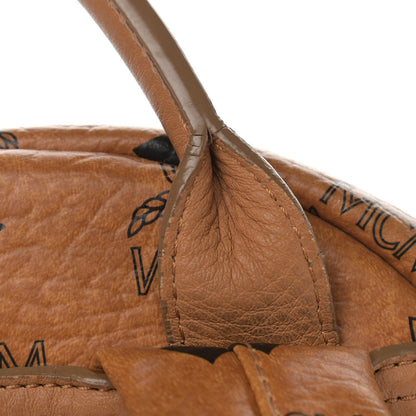 MCM Visetos Studded Small Stark M Backpack Cognac 12 of 17