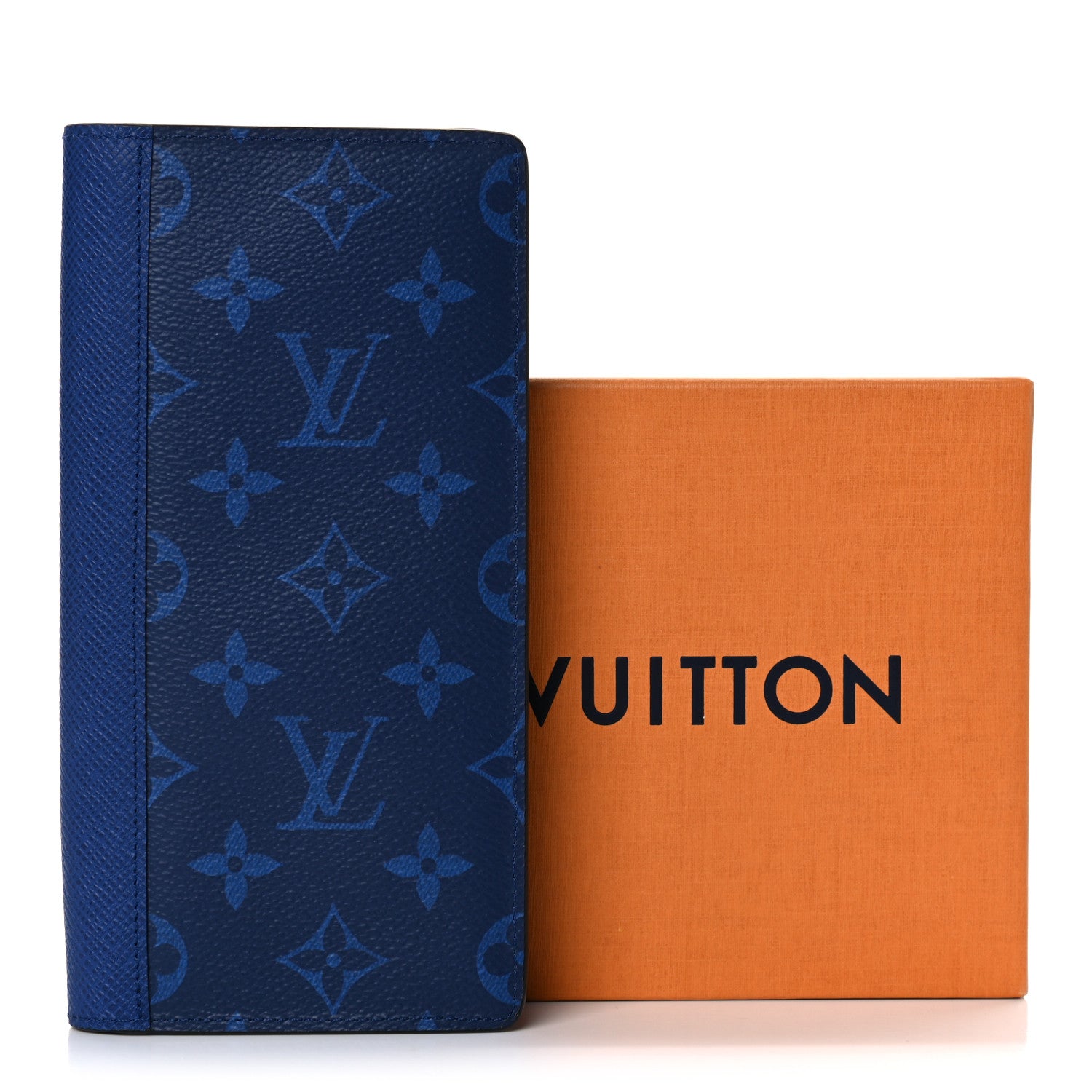 Louis Vuitton Taigarama Brazza Wallet NM Cobalt 10 of 10