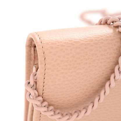 Gucci Dollar Calfskin Enamel Monochrome Mini GG Marmont Chain Wallet Perfect Pink 11 of 13