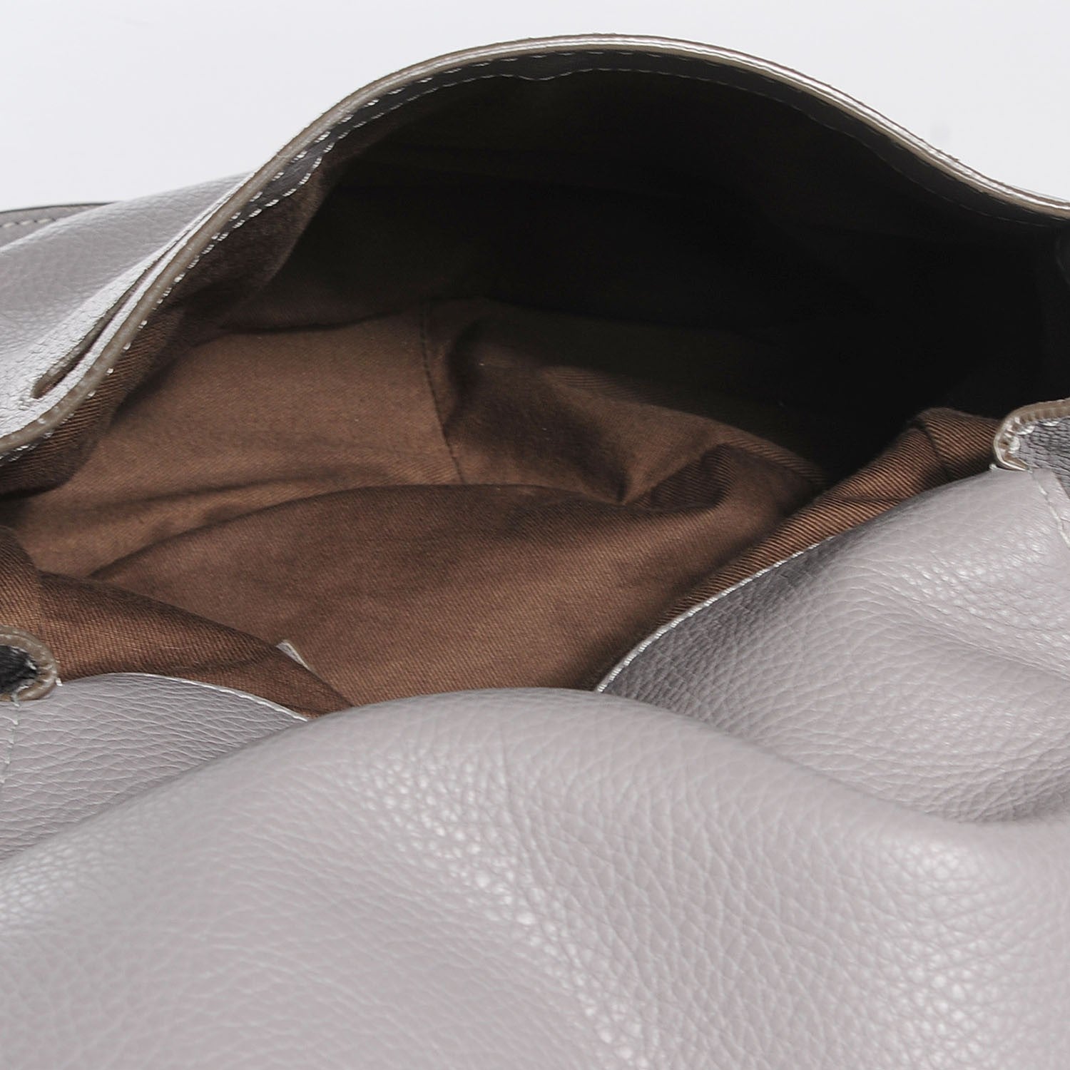 Chloe Calfskin Medium Marcie Round Crossbody Bag Cashmere Grey 5 of 9