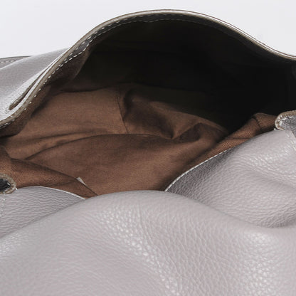 Chloe Calfskin Medium Marcie Round Crossbody Bag Cashmere Grey 5 of 9