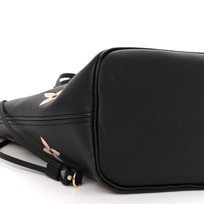 Louis Vuitton Empreinte Monogram Giant Neverfull MM Black Beige 8 of 9