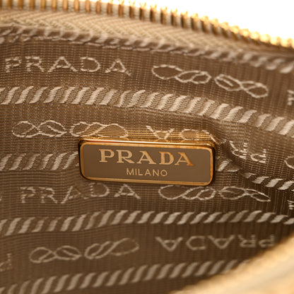 Prada Yarn Raffia Effect Crochet Re-Edition 2005 Shoulder Bag Naturale 7 of 12