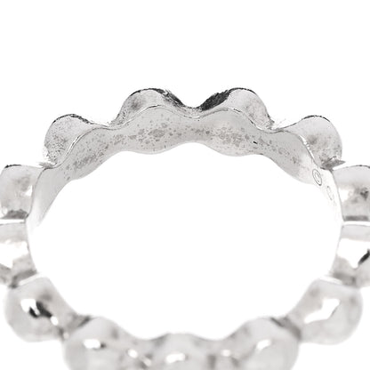 Chanel 18K White Gold Diamond Set of 3 Stacking Ring 54 7 / 53 6.5 5 of 6