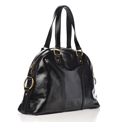 Saint Laurent Patent Large Muse Black 3 of 9