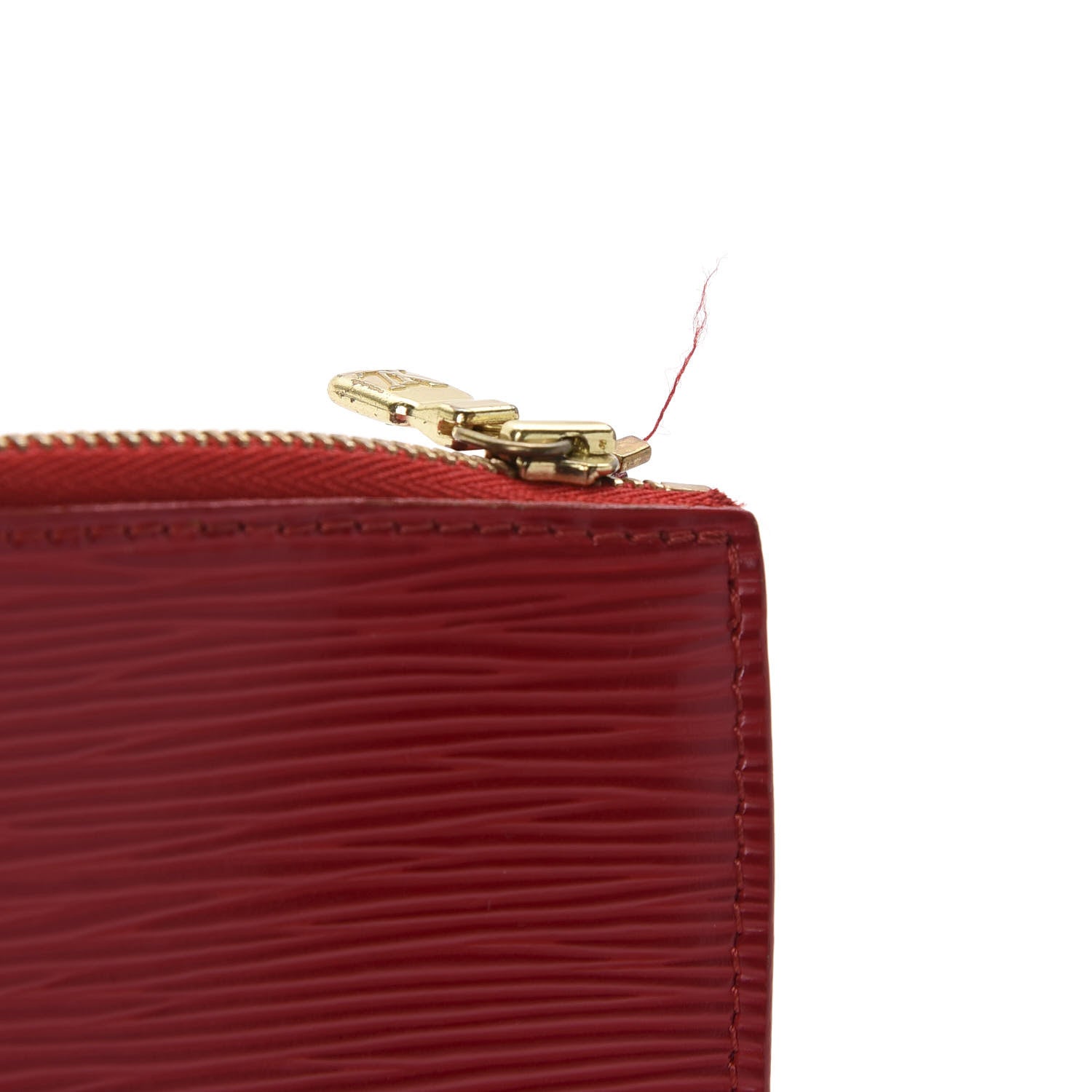 Louis Vuitton Epi Pochette Accessories 24 Castillan Red 9 of 15