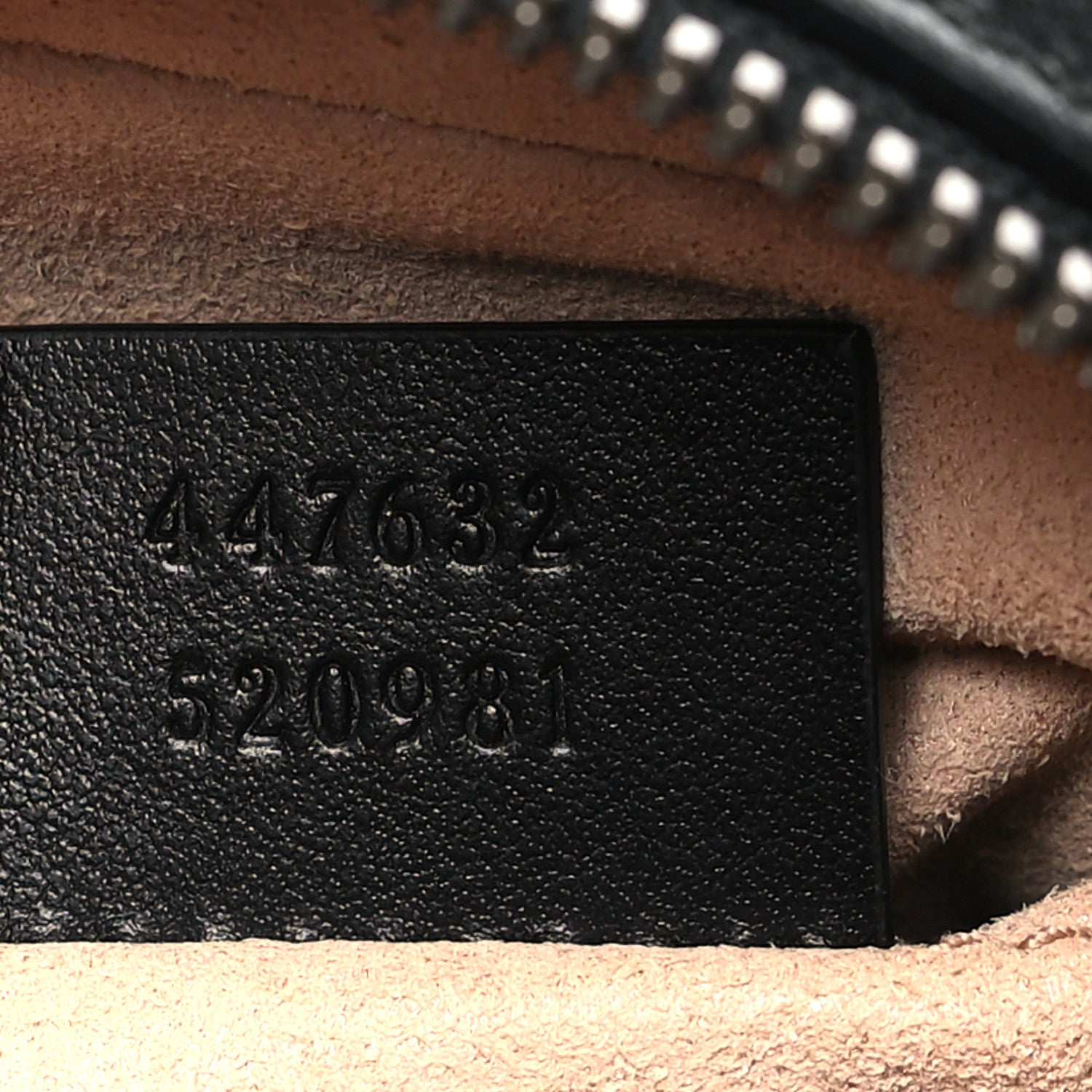 Gucci Calfskin Matelasse Small GG Marmont Chain Shoulder Bag Black 7 of 10