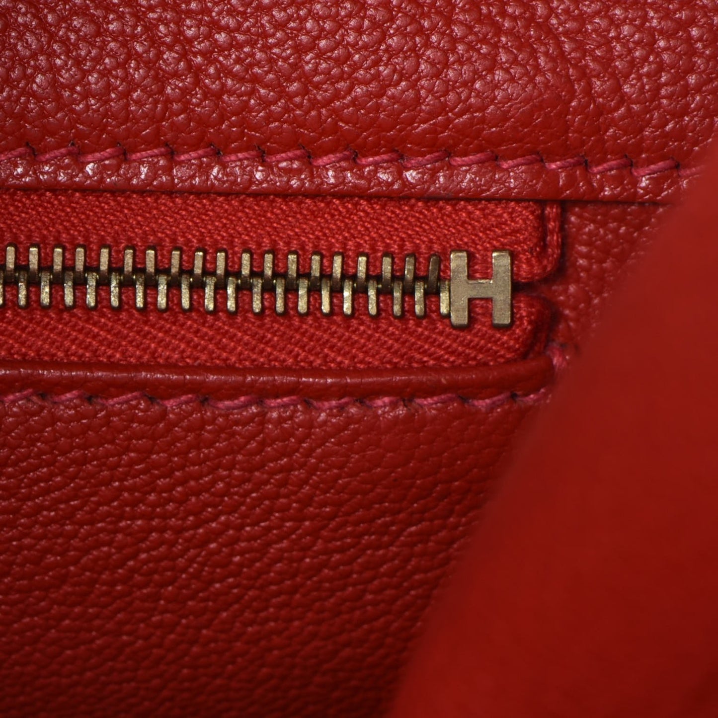 Togo Birkin 35 Rouge Casaque