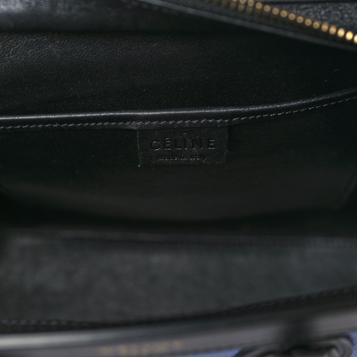 Baby Grained Calfskin Nubuck Nano Tri-Color Luggage Porcelain
