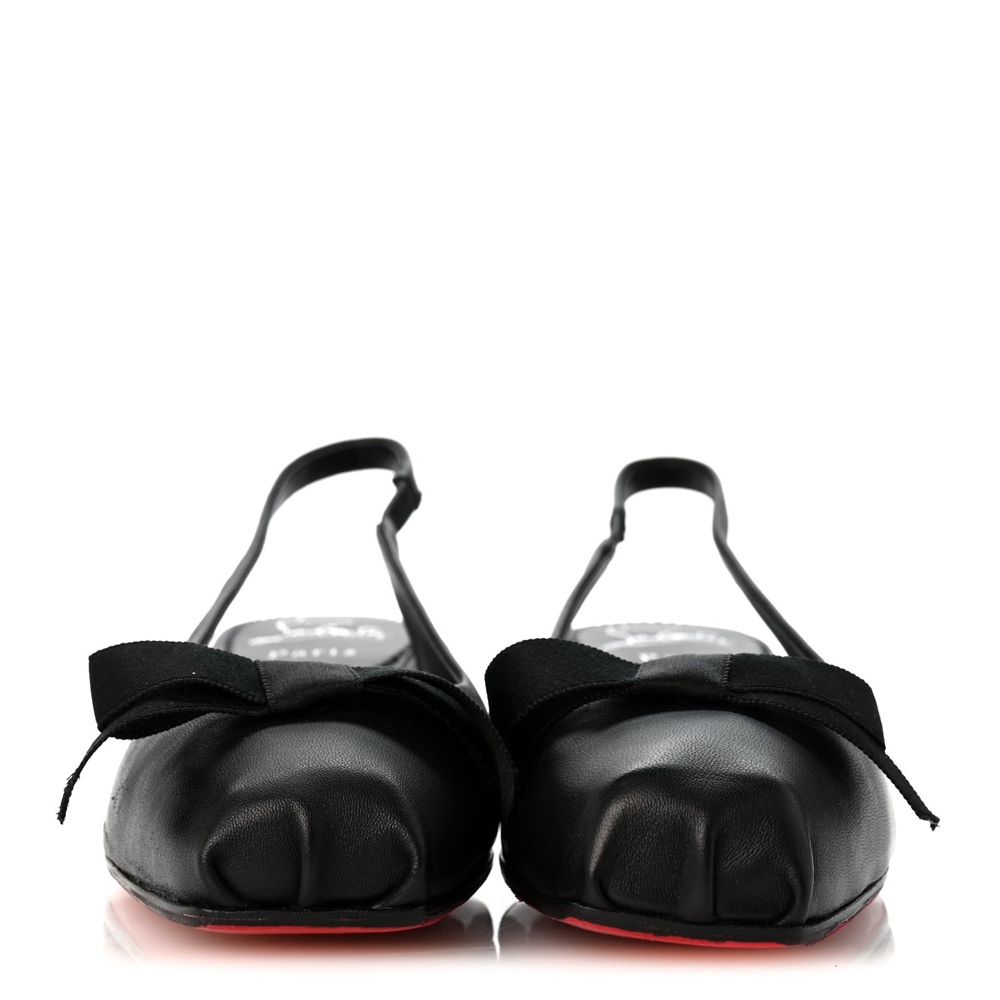Nappa Mamaflirt 30mm Bow Sling Ballerinas 37 Black