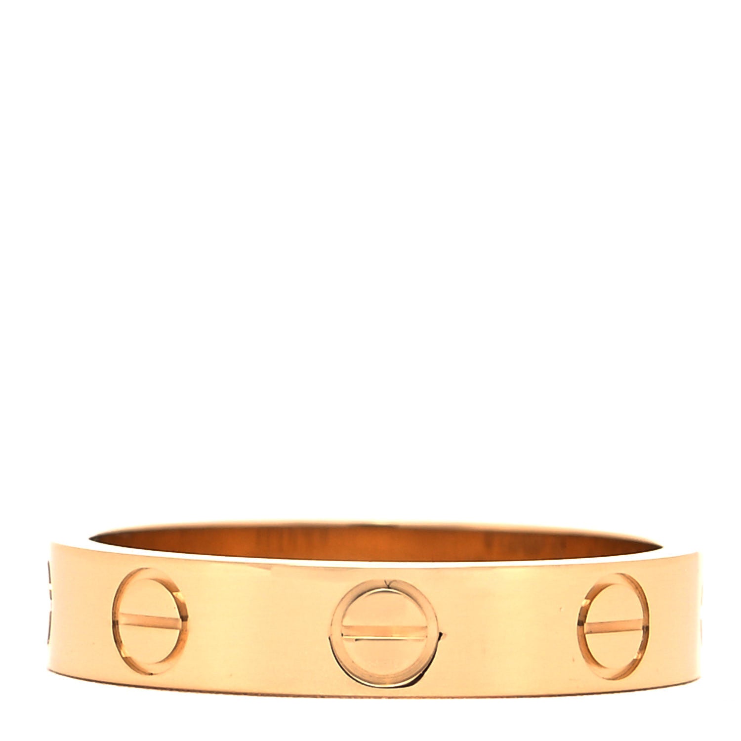 Cartier 18K Yellow Gold 3.5mm LOVE Wedding Band Ring 49 4.75 3 of 5