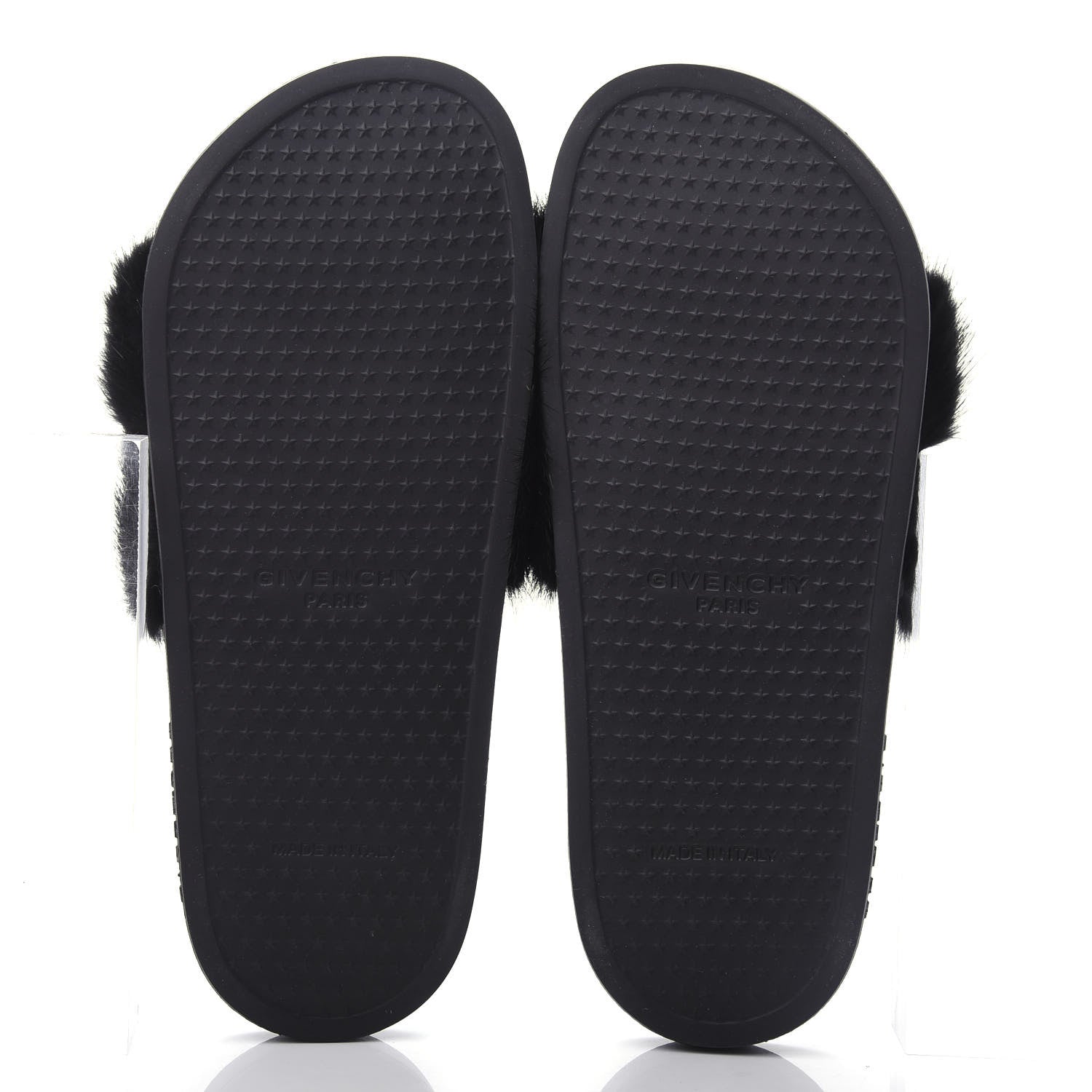 Givenchy Mink Rubber Slide Sandals 38 Black 6 of 11