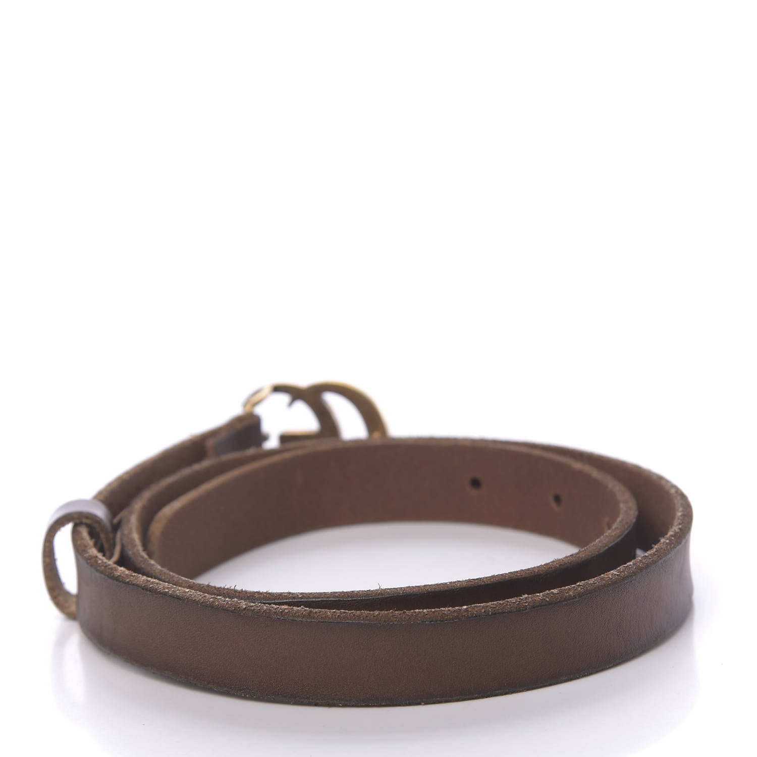 Gucci Faded Calfskin Double G 20mm Belt 70 28 Cuir 2 of 5