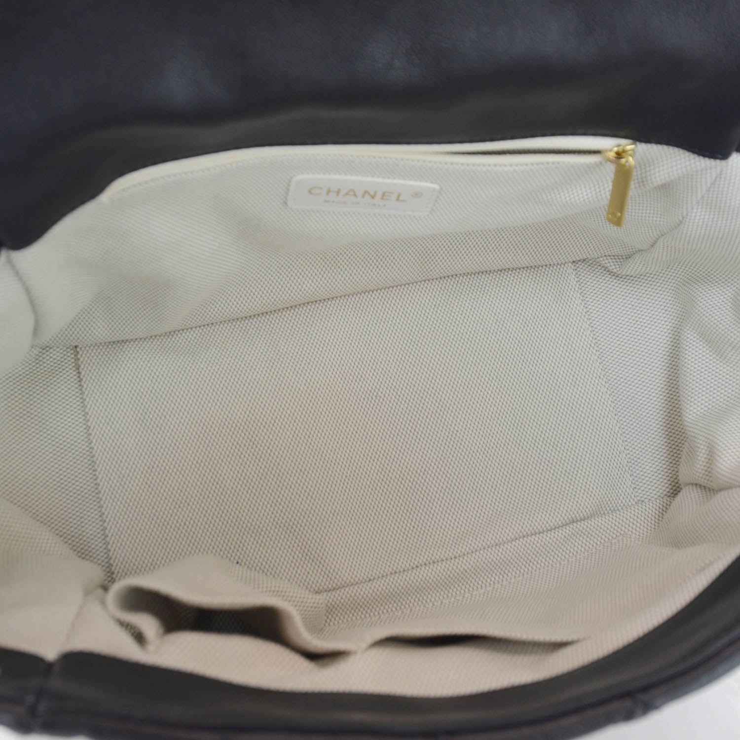 Chanel Calfskin Quilted Retro Chain Flap Black 10 of 11