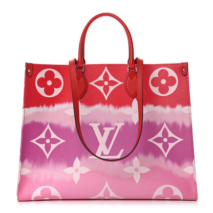 Louis Vuitton Monogram Escale Onthego GM Rouge 1 of 12
