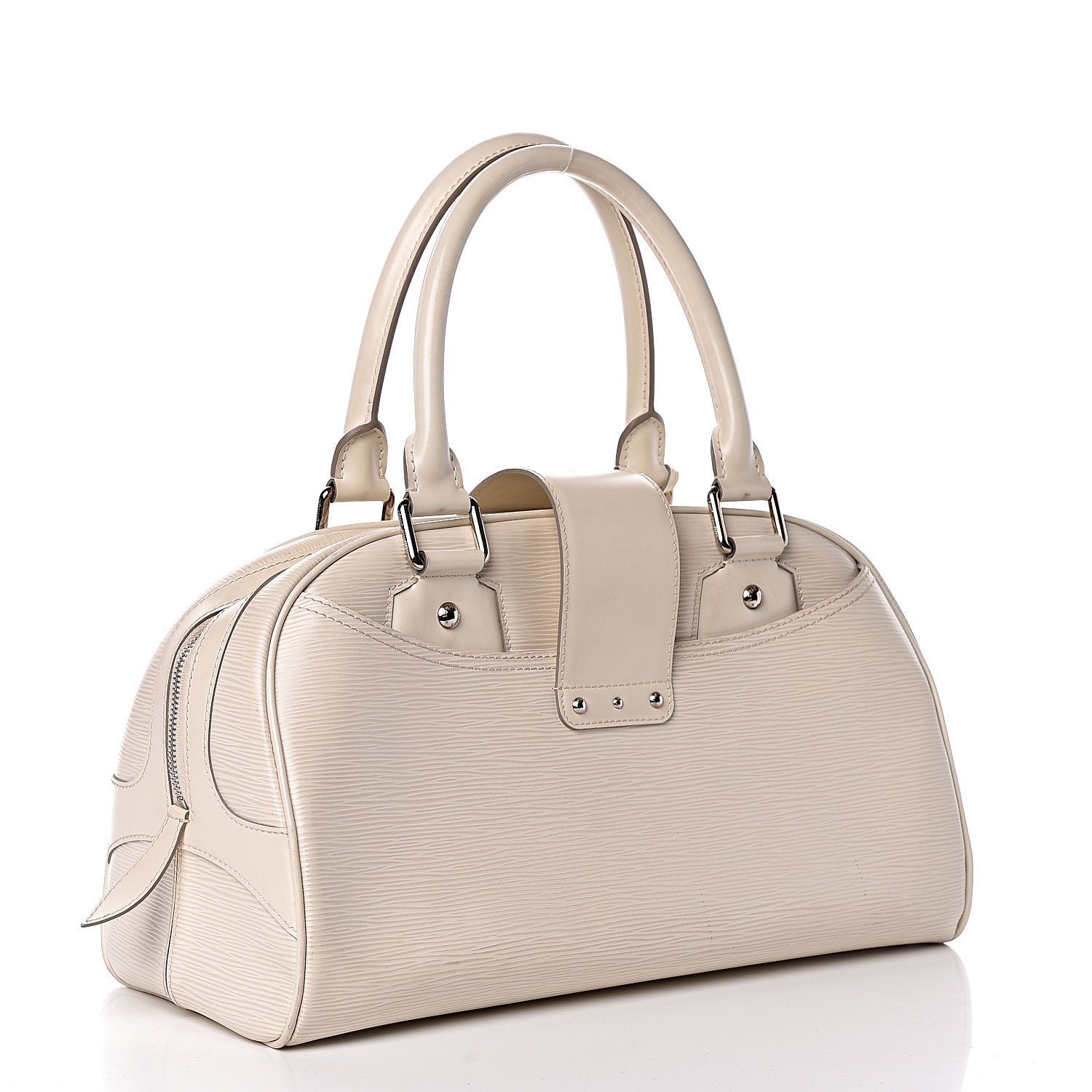 Louis Vuitton Epi Bowling Montaigne GM Ivory 3 of 25