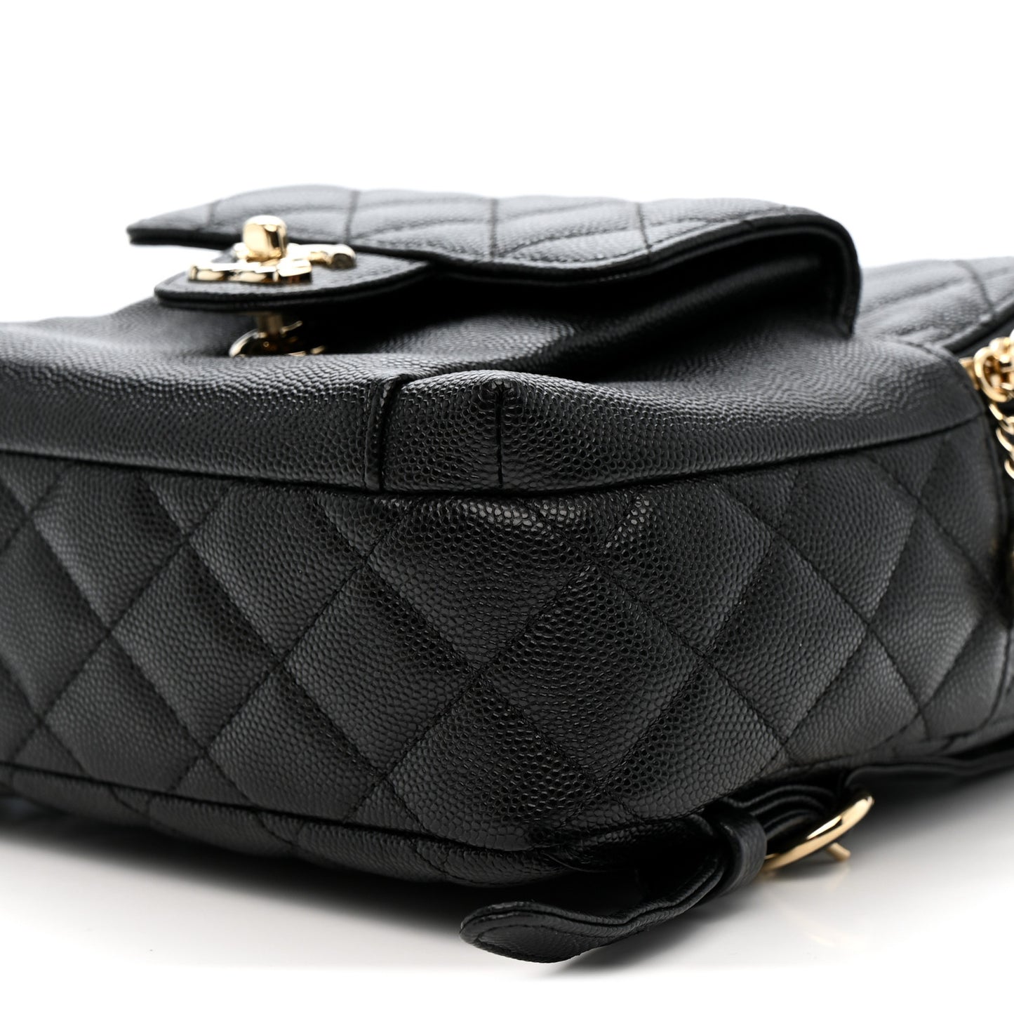 Caviar Quilted Small CC Day Backpack Black