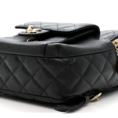 Chanel Caviar Quilted Small CC Day Backpack Black 10 of 11