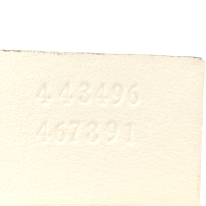 Gucci Calfskin Matelasse Medium GG Marmont Shoulder Bag White 7 of 9