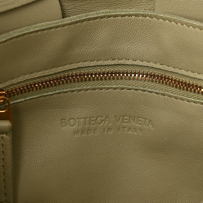 Bottega Veneta Lambskin Maxi Intrecciato Cassette Crossbody Bag Travertine 6 of 13