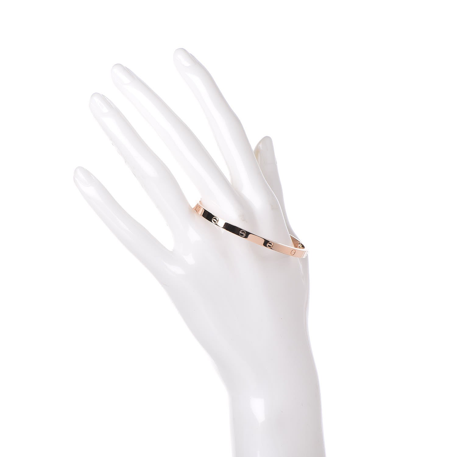 Cartier 18K Pink Gold Small LOVE Bracelet 16 2 of 7
