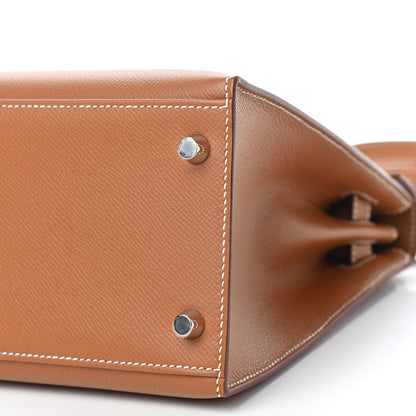 Hermes Epsom Kelly Sellier 28 Gold 10 of 11