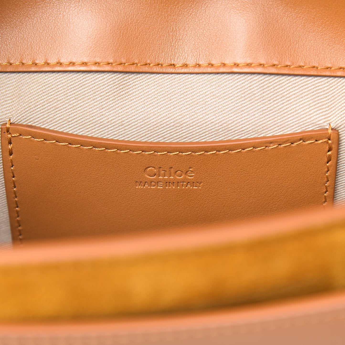 Calfskin Suede Large Tess Bag Autumnal Brown