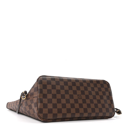 Louis Vuitton Damier Ebene Neo Neverfull MM Rose Ballerine 4 of 10