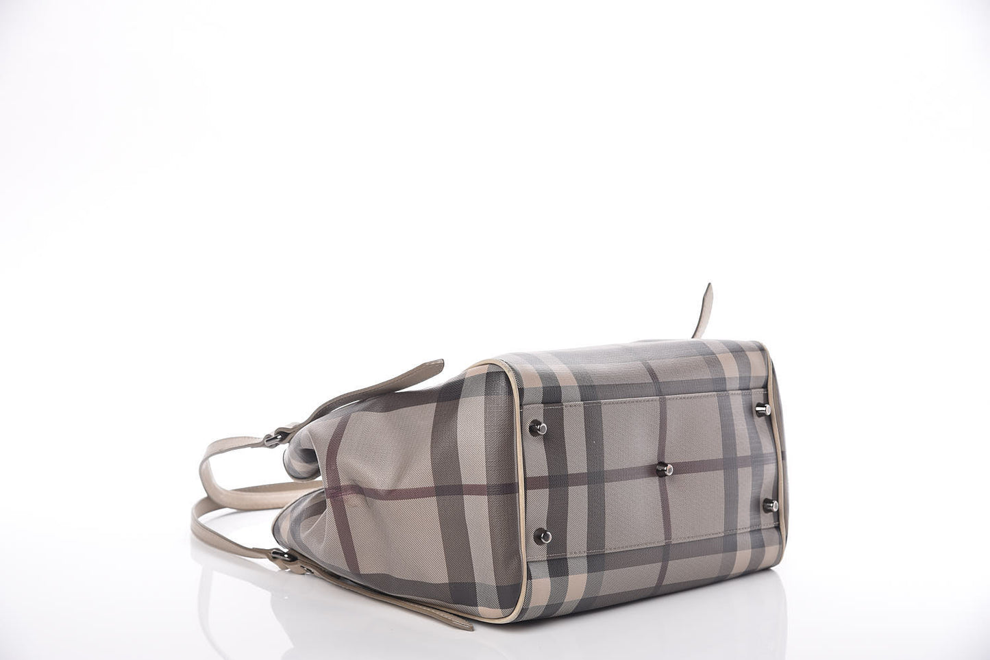 Smoked Check Small Canterbury Tote Trench