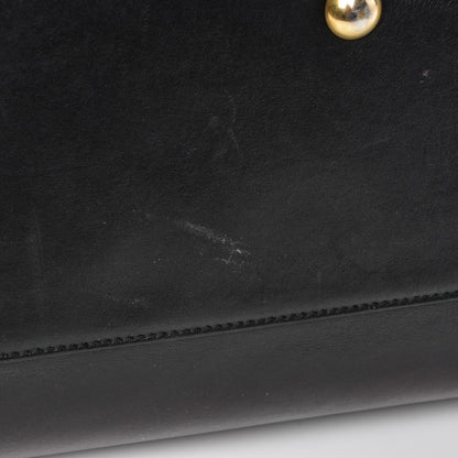 Saint Laurent Calfskin Classic Duffle 12 Black 12 of 14