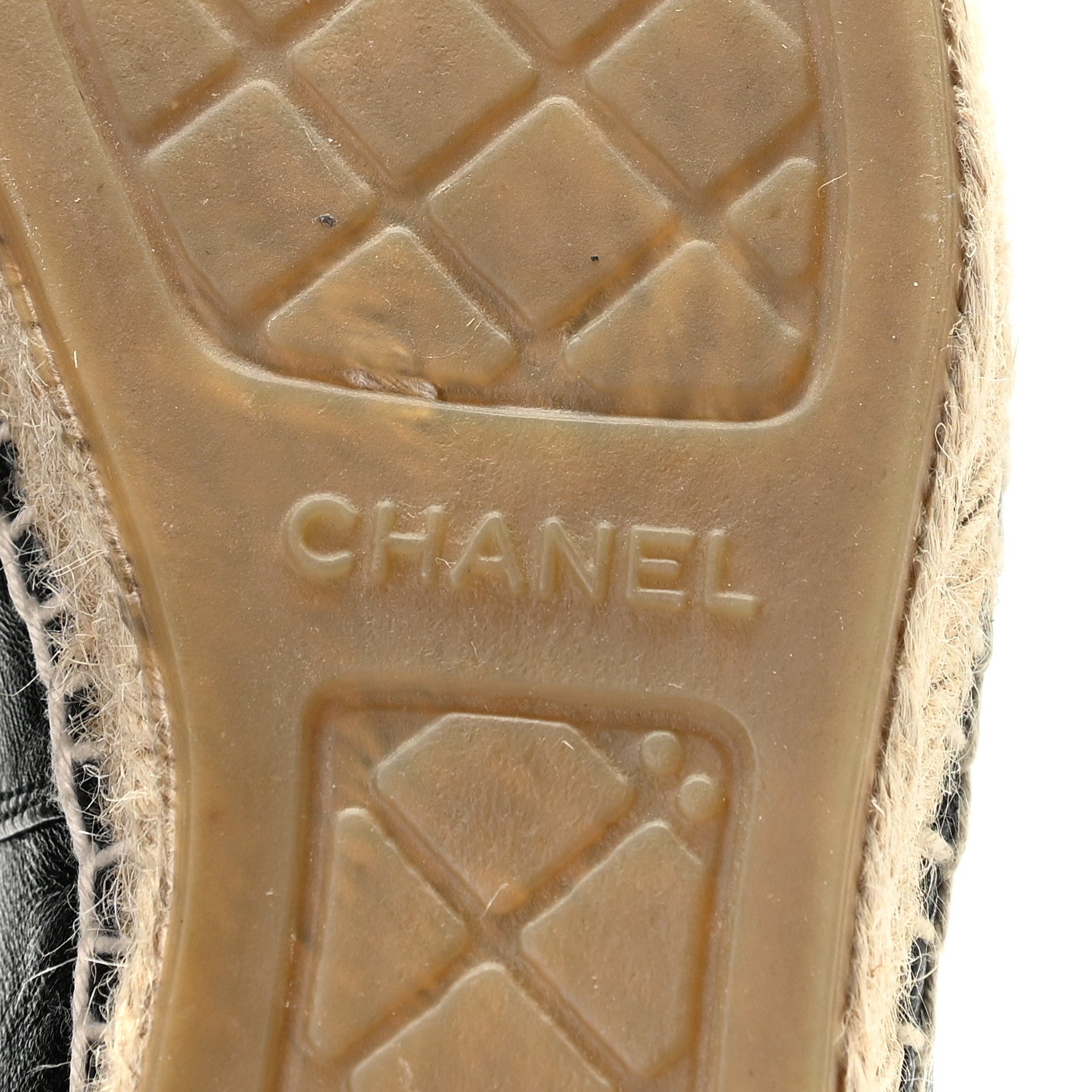 Chanel Lambskin CC Espadrilles 36 Black 15 of 24
