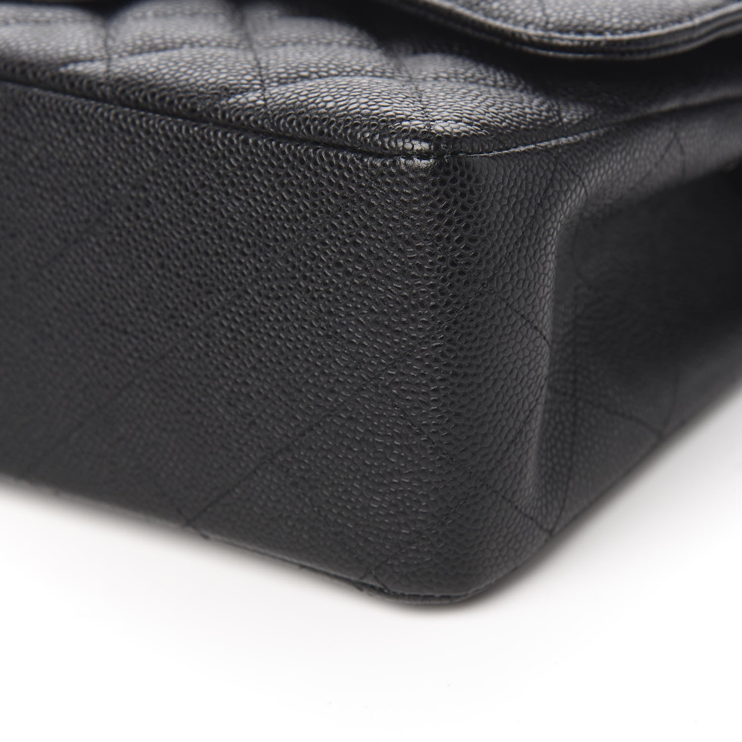 Chanel Caviar Quilted Jumbo Double Flap Black 12 of 16