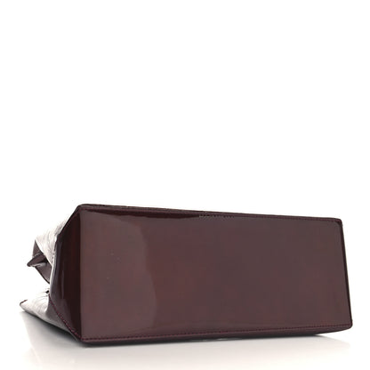 Louis Vuitton Vernis Wilshire PM Amarante 4 of 12