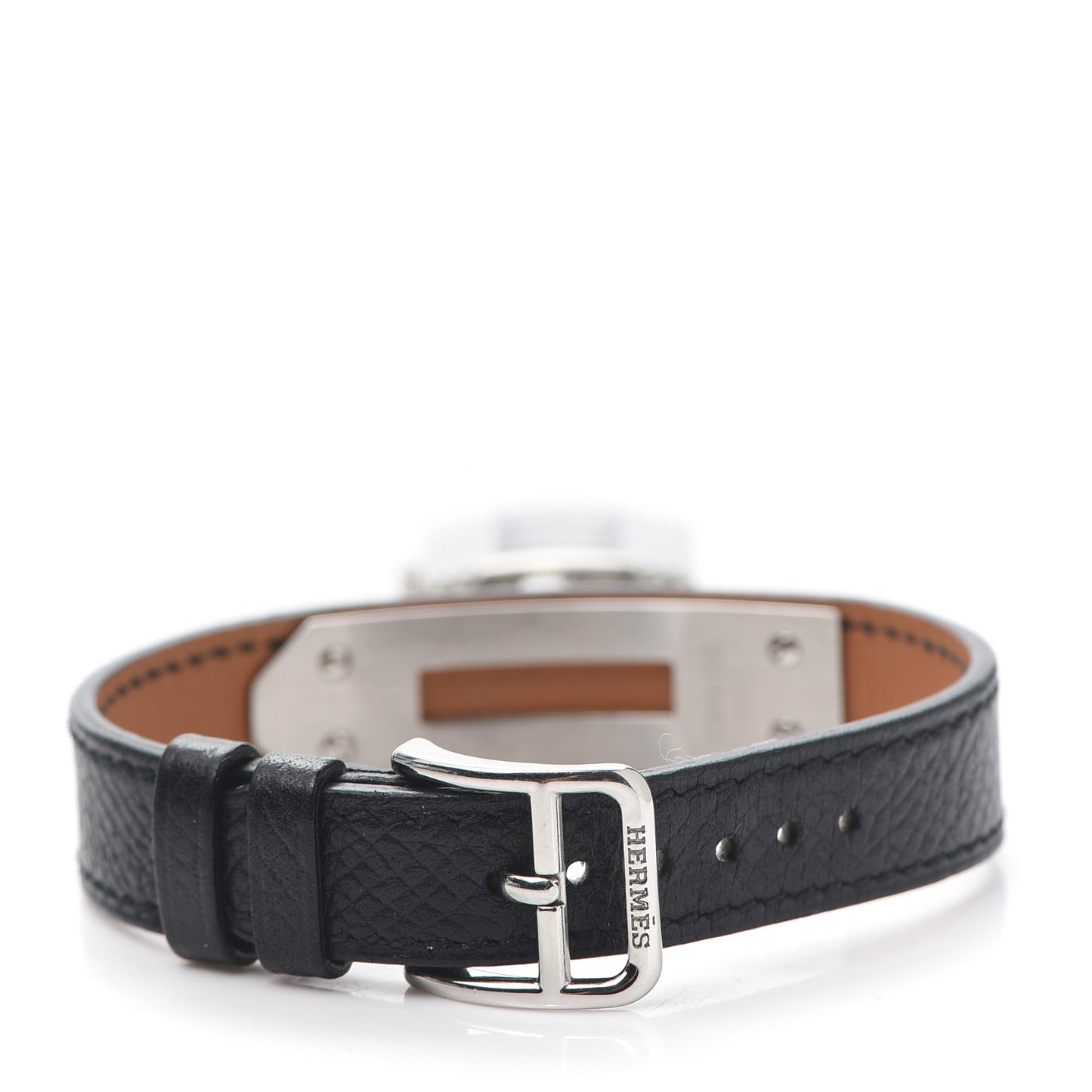 Stainless Steel Epsom 20mm Kelly Cadena Quartz Watch Noir