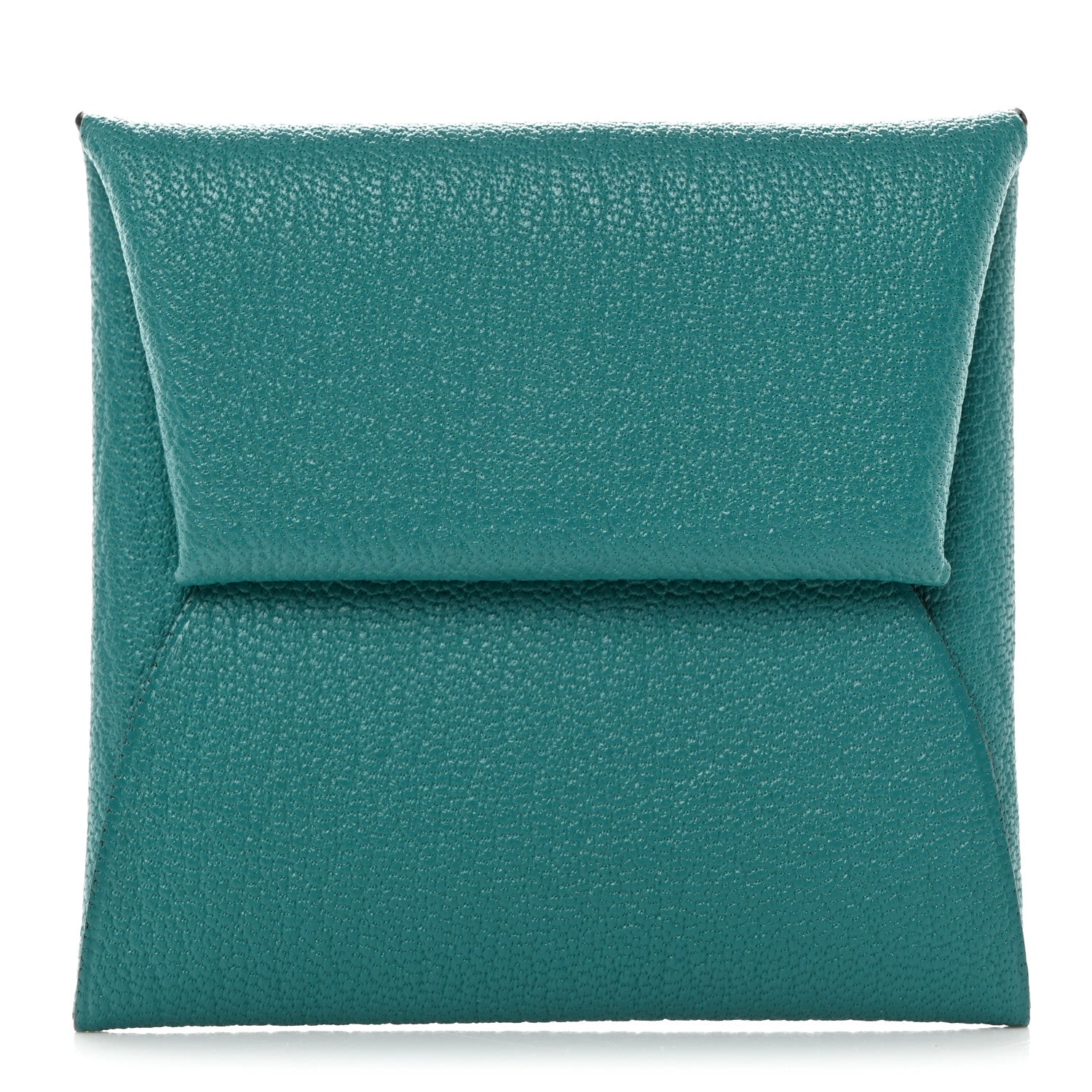 Hermes Chevre Mysore Bastia Coin Purse Vert Bosphore 1 of 8