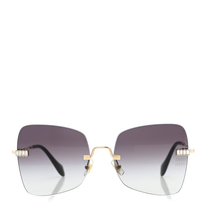 Miu Miu Metal Crystal Sunglasses SMU50W Black Gold 2 of 10