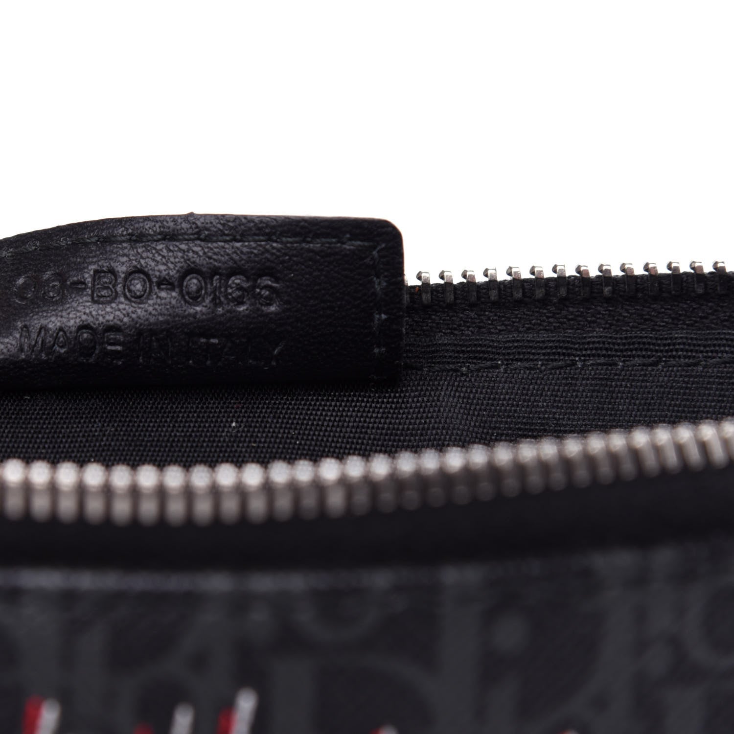 Christian Dior HOMME Monogram Coated Canvas Stitched Pouch Grey Multicolor 7 of 7