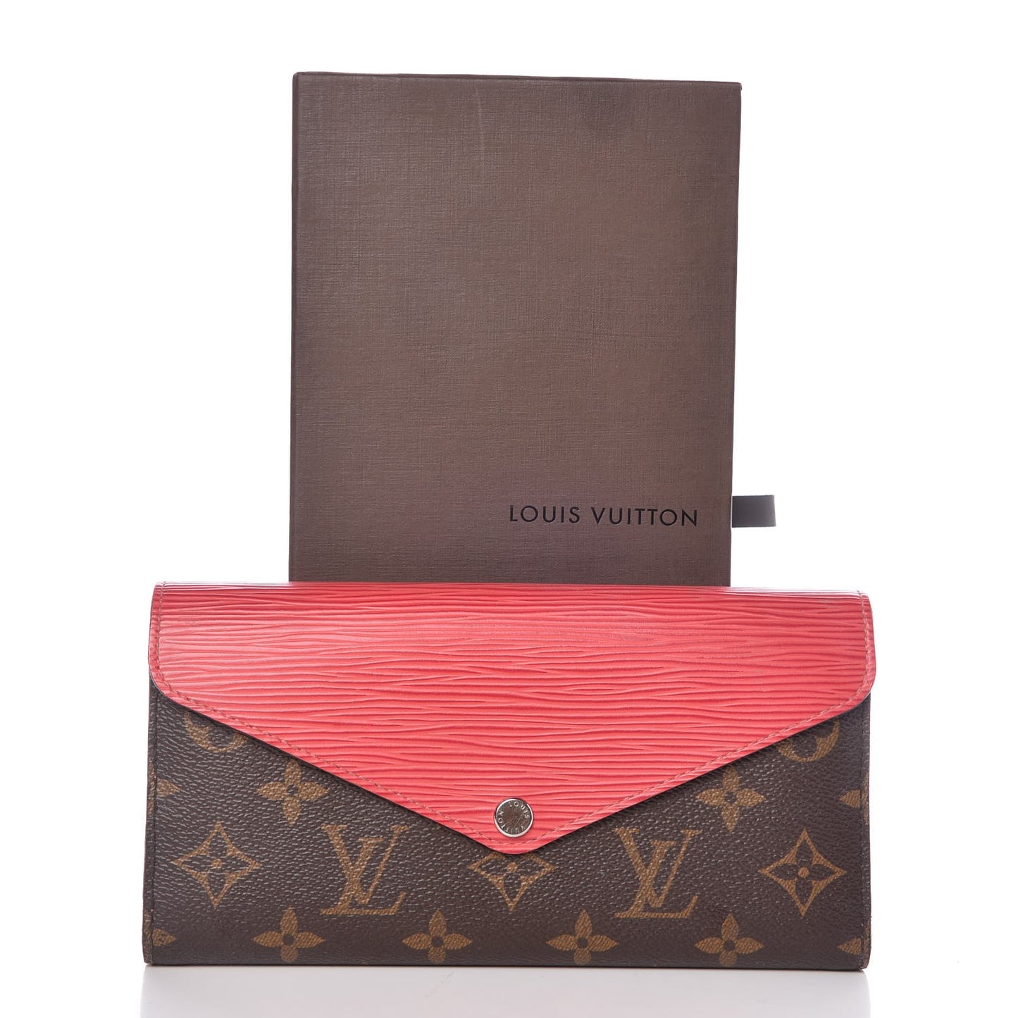 Monogram Epi Marie-Lou Long Wallet Coquelicot