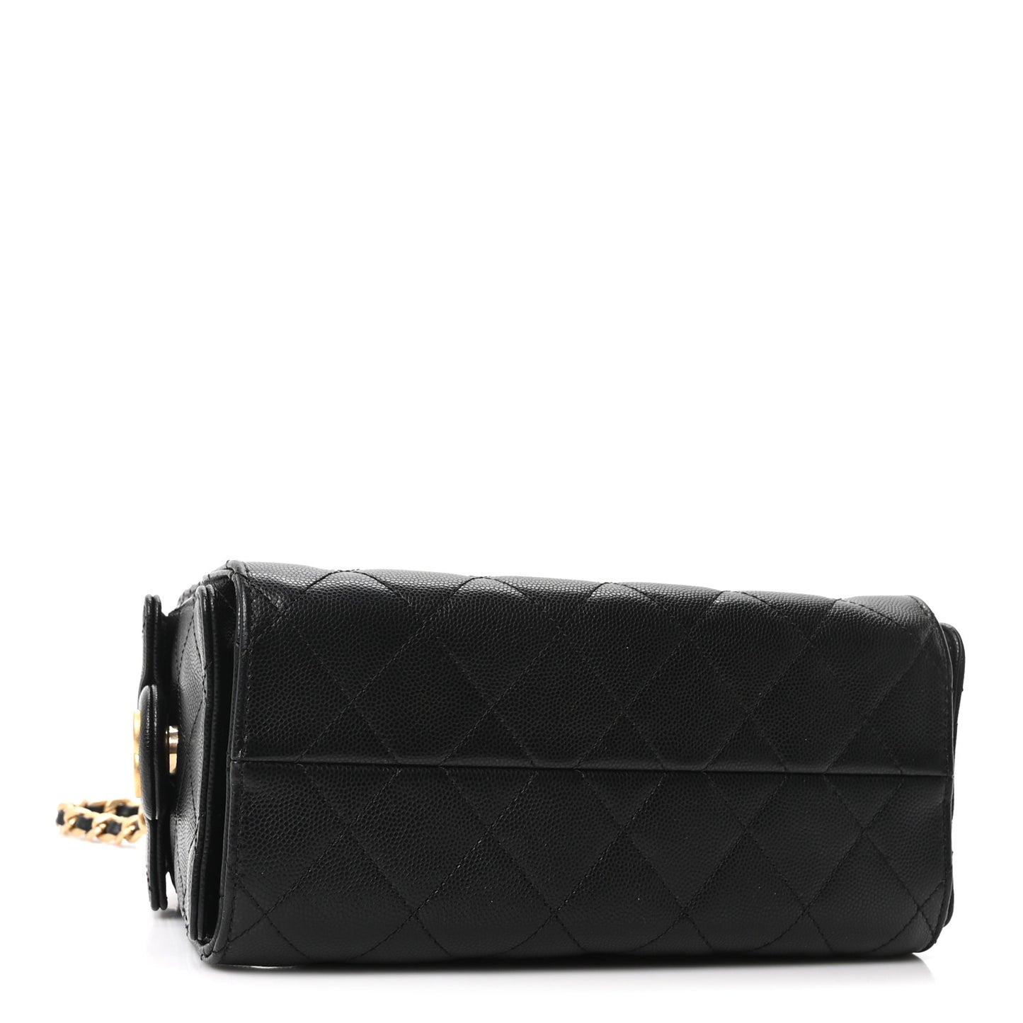 Caviar Quilted Mini Chanel 25 Handbag Black